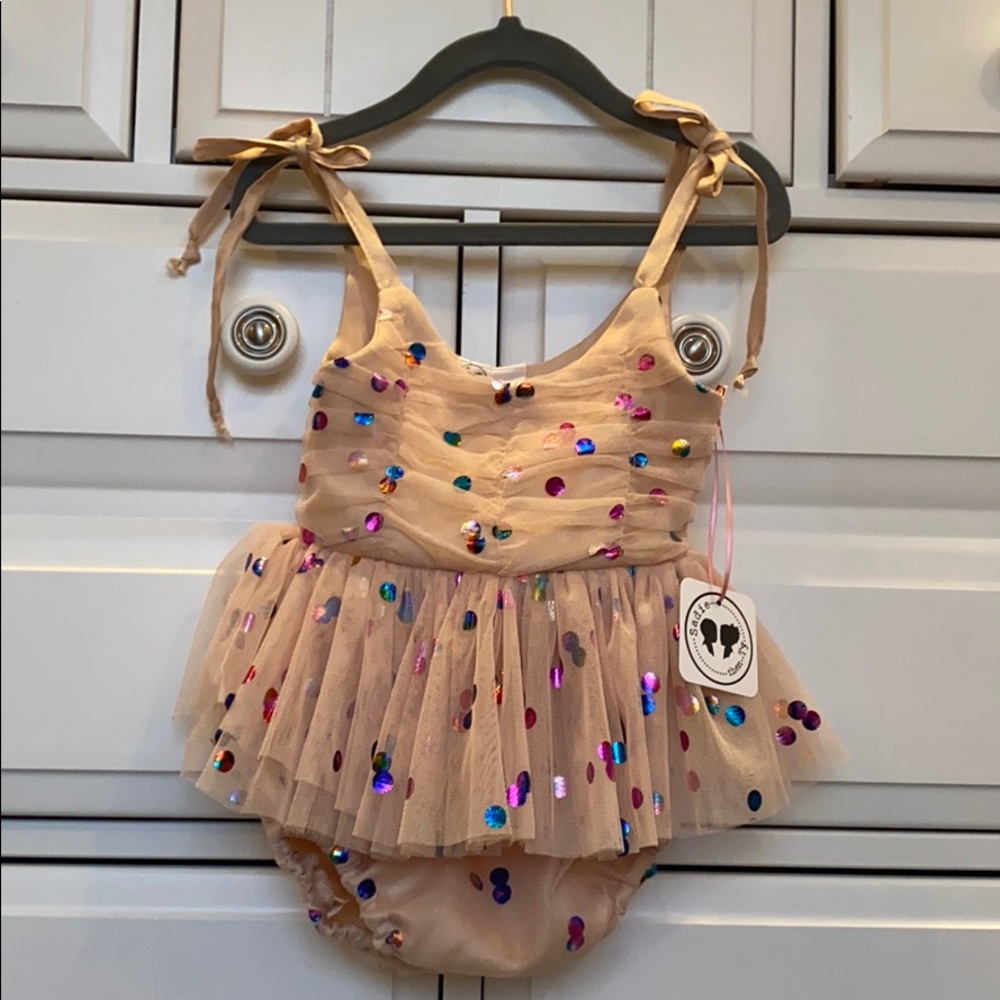 Sadie then Ty polka dot tutu 6-12